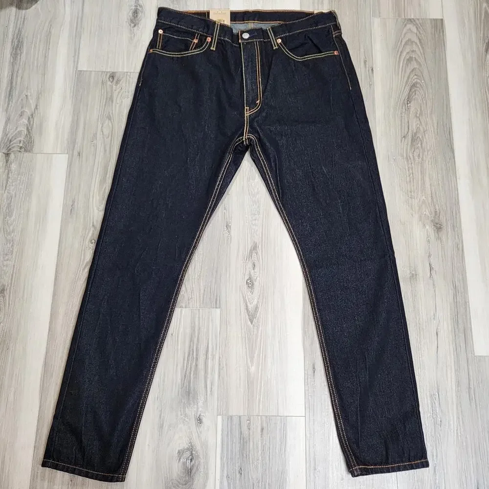 Levi's 512 Jeans Men's 36X32 Dark Wash Slim Taper New 288333148